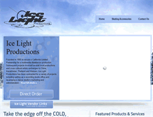 Tablet Screenshot of icelight.biz